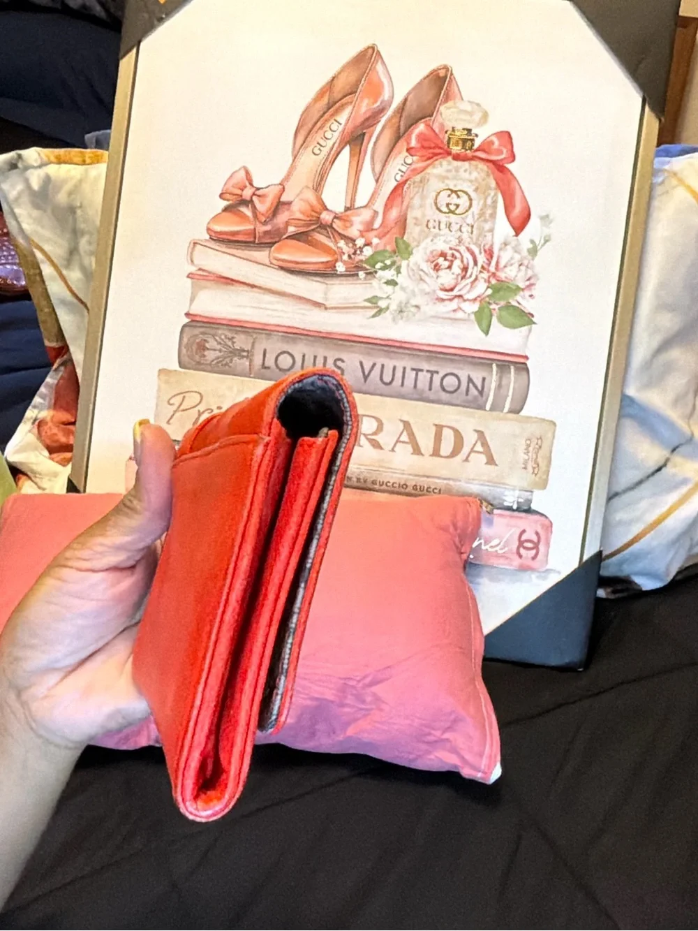 See by Chloé Red Leather Bow Wallet - Picture 15 of 16